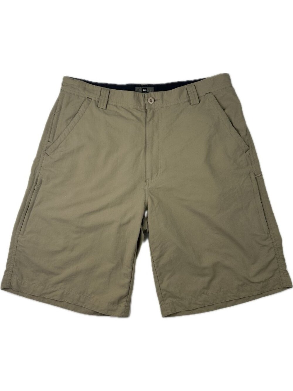 Rei Sahara Chino Khaki Shorts Men’s Nylon 34 Inseam 10” UPF 50+